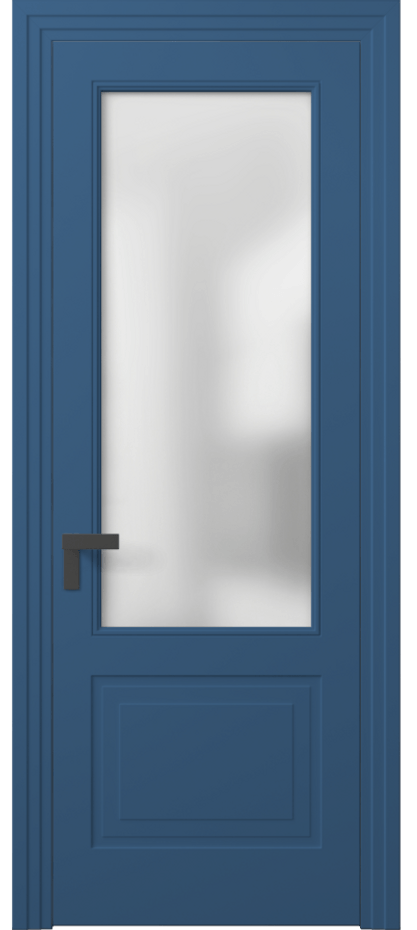 Межкомнатная дверь Rocca 8352 Матовый белоснежный Сатинированное стекло Цена 92839 ₽ | Volhovec