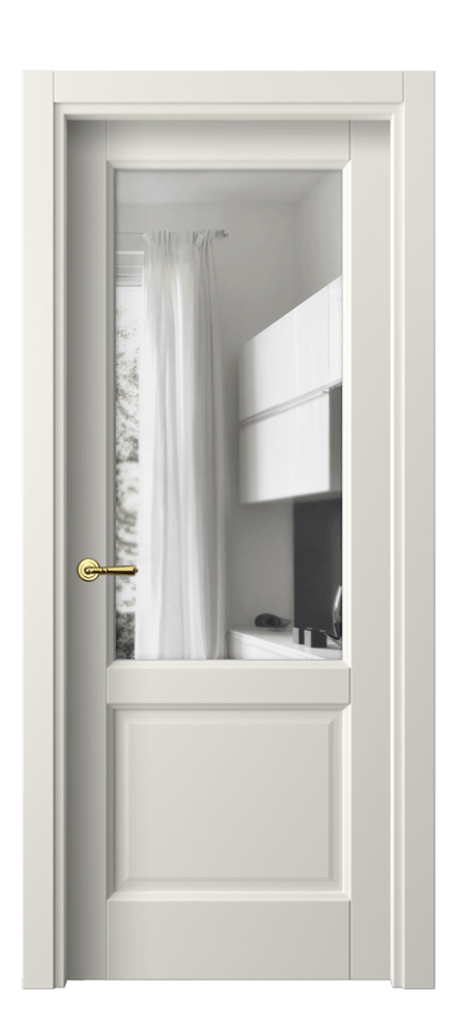 Дверь межкомнатная Галант 1422 Матовый жемчужный Прозрачное стекло Гладкий наличник МЖМ Цена 52399 ₽ Наличники уже входят в базовый комплект. Фабрика дверей Волховец 8 (800) 551 43 19 Межкомнатная дверь Галант 1422 Матовый жемчужный Прозрачное стекло Цена 52399 ₽ | Volhovec