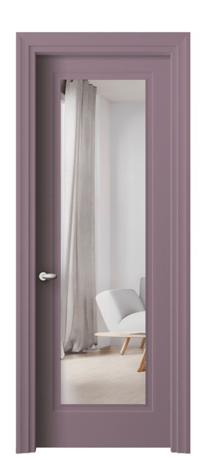 Межкомнатная дверь Esse 8503 Матовый белоснежный Двустороннее зеркало, триплекс Цена 69999 ₽ | Volhovec