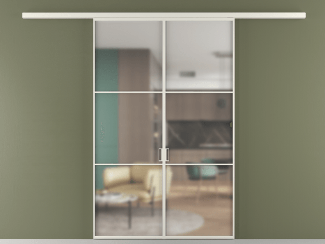 Перегородка Формато вдоль стены 2 створки АЛПР 040.03 Алюминий Белый Сатинированное стекло "Мателюкс Кристал Вижн", калёное, матовое, каленое 6 мм. Скрытый короб БЕЛ Цена 239700 ₽ 1. Полотно 2 шт. (800/2100 мм)
2. Комплект установки раздвижной системы
3. Базовый комплект фурнитуры
4.Ручка Рондо. Фабрика дверей Волховец 8 (800) 551 43 19 Перегородка Формато вдоль стены 2 створки АЛПР 040.03 Алюминий Белый Сатинированное стекло "Мателюкс Кристал Вижн", калёное, матовое, каленое 6 мм Цена 239700 ₽ | Volhovec