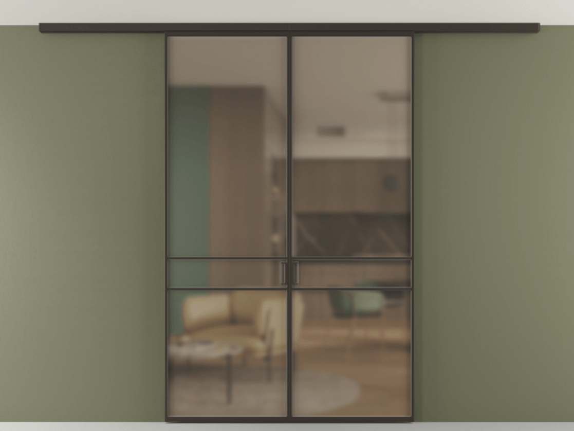 Перегородка Формато вдоль стены на потолок 2 створки АЛПР 040.02 Алюминий антрацит Сатинированное бронзовое стекло, триплекс. Цена 227920 ₽ 1. Полотно 2 шт. (800/2100 мм)
2. Комплект установки раздвижной системы
3. Базовый комплект фурнитуры
4.Ручка Рондо. Фабрика дверей Волховец 8 (800) 551 43 19 Перегородка Формато вдоль стены на потолок 2 створки АЛПР 040.02 Алюминий антрацит Сатинированное бронзовое стекло, триплекс Цена 227920 ₽ | Volhovec