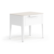 Тумба прикроватная Piega 1 ящик Матовый белоснежный