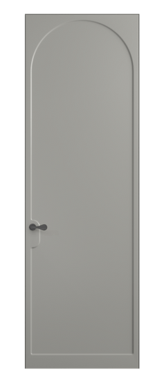 Дверь межкомнатная 7503 МНСР. Цвет Матовый нейтральный серый. Материал Гладкая эмаль. Коллекция Softform. Картинка.