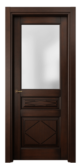 Дверь межкомнатная 6344 БТП САТ. Цвет Бук тёмный с патиной. Материал Массив бука с патиной. Коллекция Toscana Rombo. Картинка.