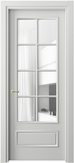 Межкомнатная дверь 8112 МССР ПРОЗ. Цвет Матовый светло-серый. Материал Гладкая эмаль. Коллекция Париж. Фото. Дверь межкомнатная 8112 МССР ПРОЗ. Цвет Матовый светло-серый. Материал Гладкая эмаль. Коллекция Париж. Картинка.