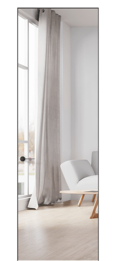 Дверь межкомнатная 0010 ЗЕР Скрыт. Цвет Зеркало с одной стороны. Материал Зеркало. Коллекция Planum Pro. Картинка.