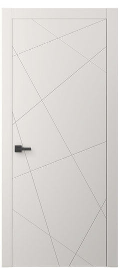 Дверь межкомнатная АКП 8048 МПБЛ. Цвет Матовый пудровый белый. Материал Гладкая эмаль. Коллекция Linea. Картинка.