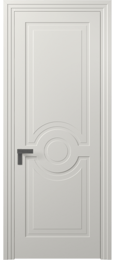 Дверь межкомнатная 8361 МСР. Цвет Матовый серый. Материал Гладкая эмаль. Коллекция Рокка. Картинка.