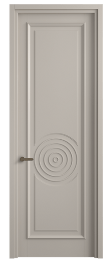 Дверь межкомнатная 6709 МСБЖ. Цвет Матовый светло-бежевый. Материал Гладкая эмаль. Коллекция Шарм. Картинка.