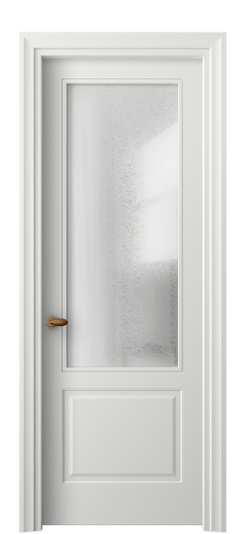 Дверь межкомнатная 8552 МССР LED. Цвет Матовый светло-серый. Материал Гладкая эмаль. Коллекция Esse. Картинка.