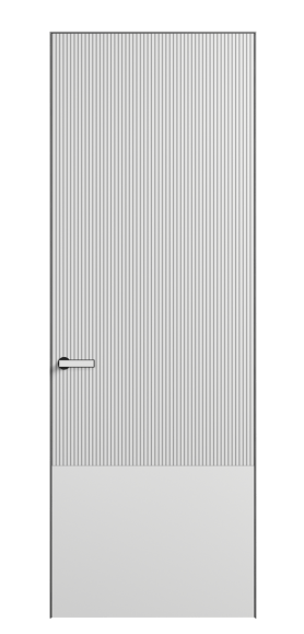 Дверь межкомнатная 8203 МБЛ. Цвет Матовый белоснежный. Материал Гладкая эмаль. Коллекция Вельвет. Картинка.