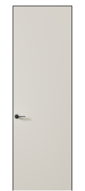 Дверь межкомнатная 0010 АКП МОС. Цвет Матовый облачно-серый. Материал Гладкая эмаль. Коллекция Планум Про. Картинка.